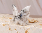 Rainbow Moonstone Butterfly Carving