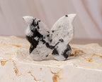 Rainbow Moonstone Butterfly Carving