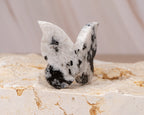 Rainbow Moonstone Butterfly Carving