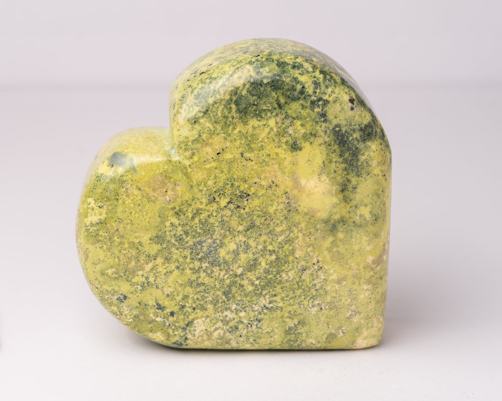Natural Peruvian Serpentine Heart