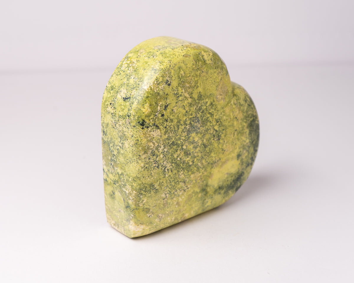 Natural Peruvian Serpentine Heart