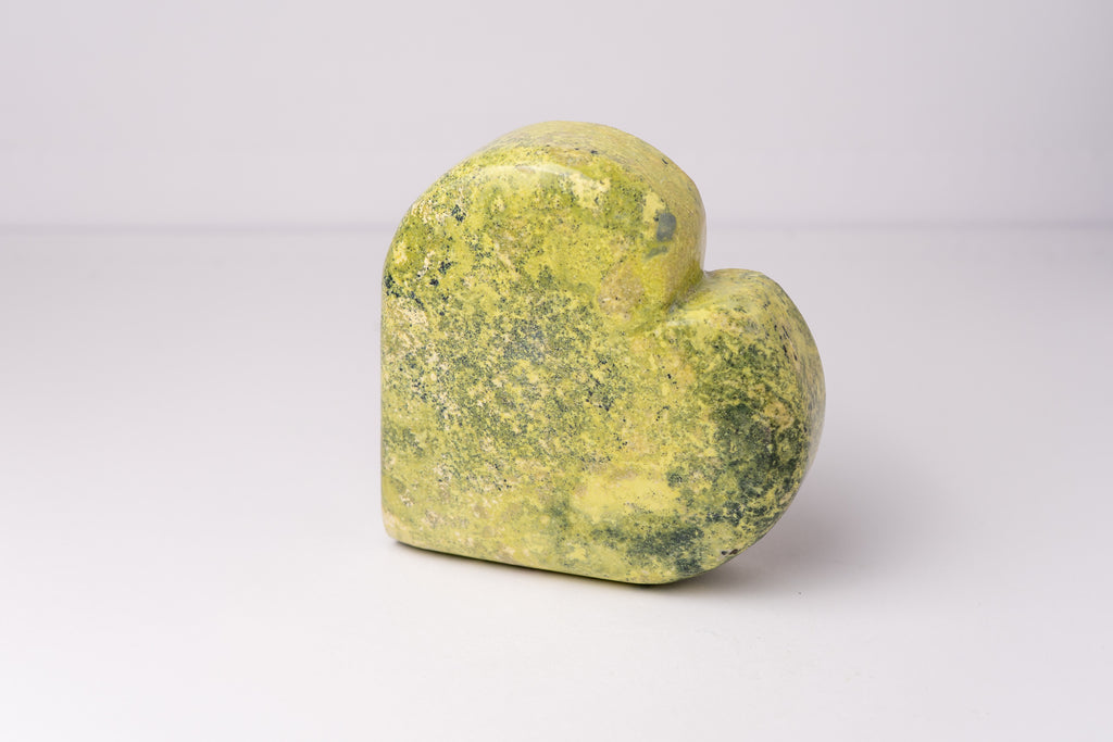 Natural Peruvian Serpentine Heart