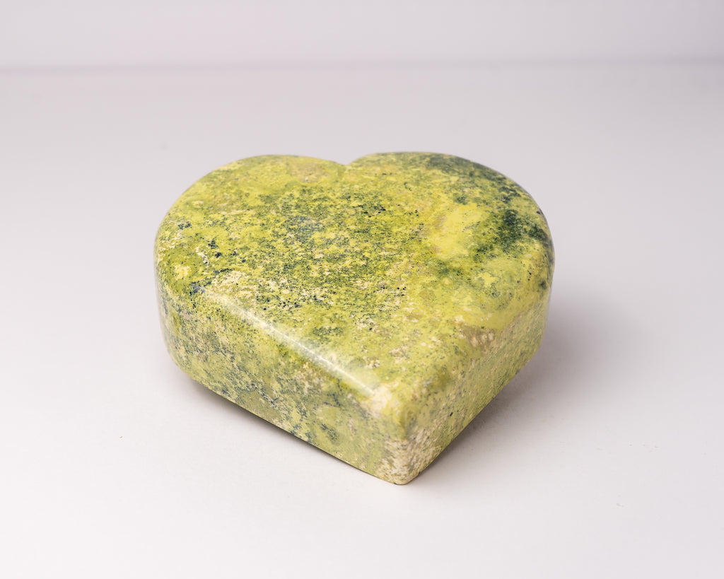 Natural Peruvian Serpentine Heart