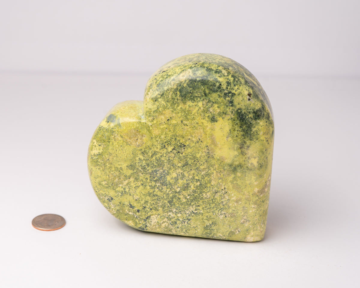 Natural Peruvian Serpentine Heart
