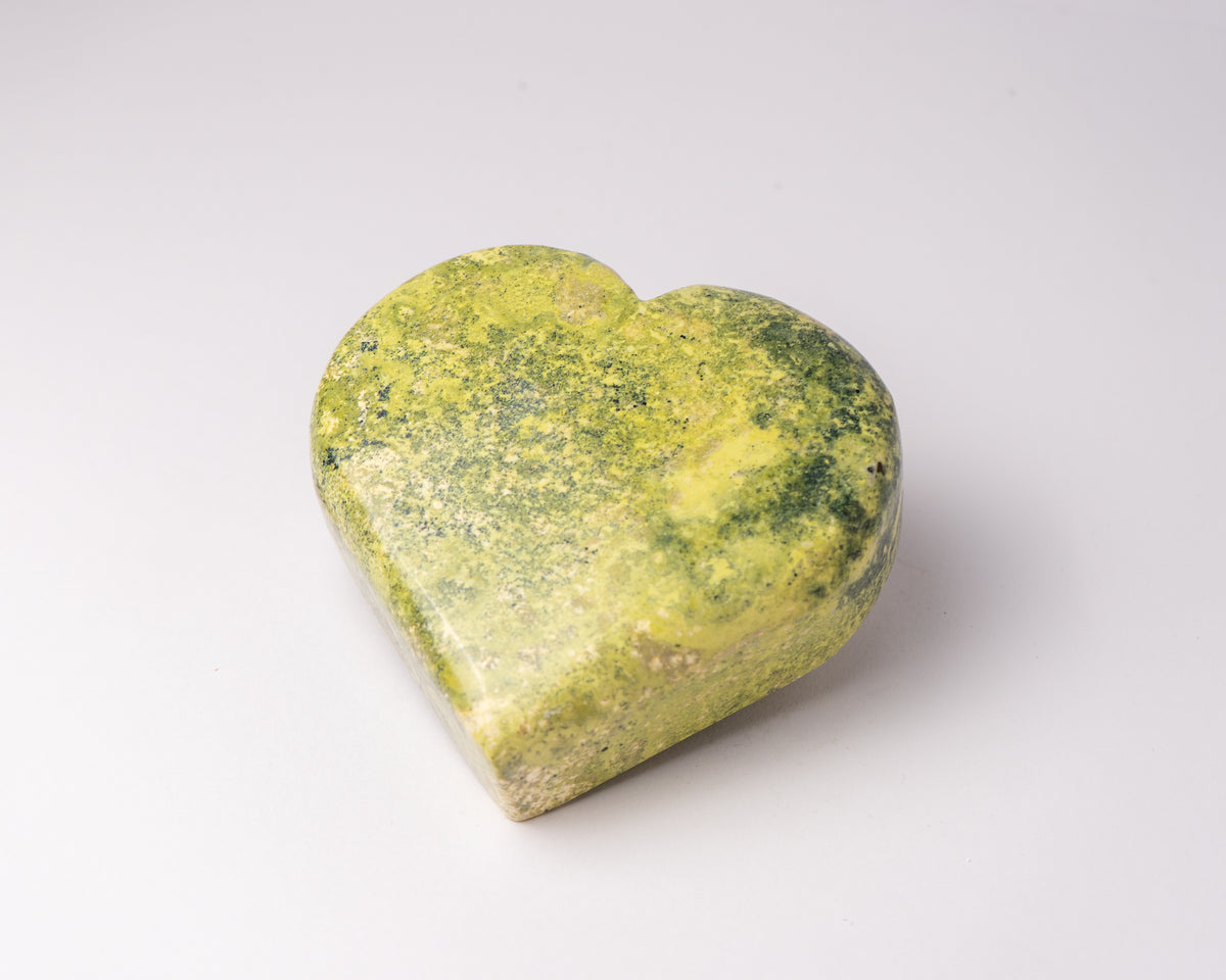 Natural Peruvian Serpentine Heart