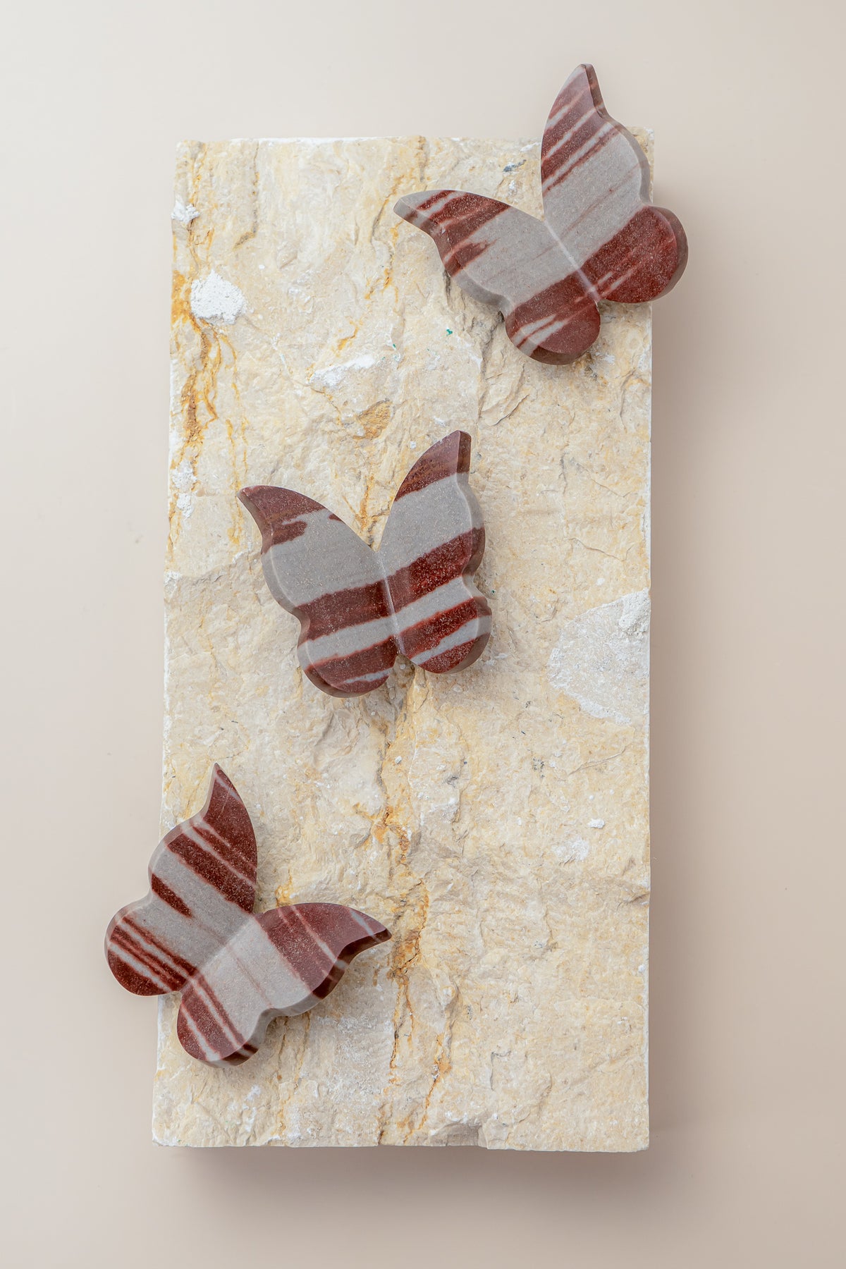 Narmada Stone Butterfly Carving