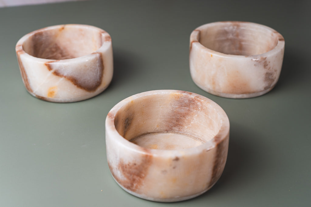 Moroccan Onyx Large Cream Bowl