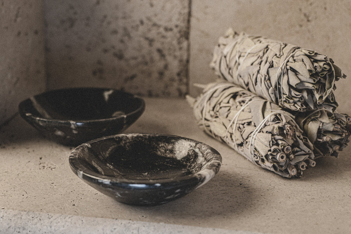 Moroccan Onyx Small Black Plate