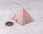 Peruvian Rhodonite Pyramid – 123 g