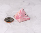 Peruvian Rhodonite Pyramid – 38 g