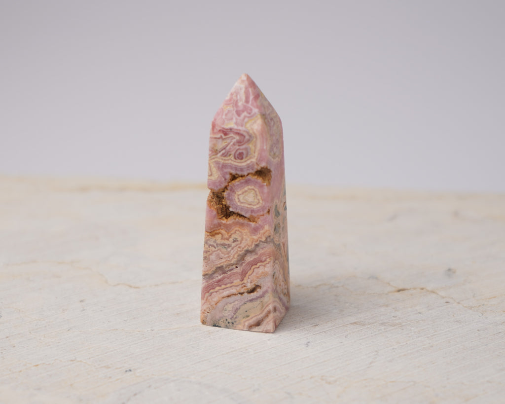 Argentinian Rhodochrosite Tower