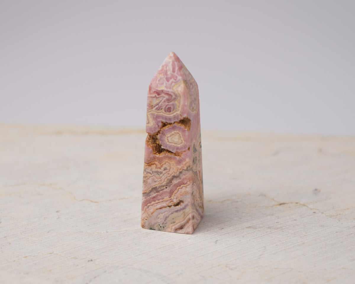Argentinian Rhodochrosite Tower