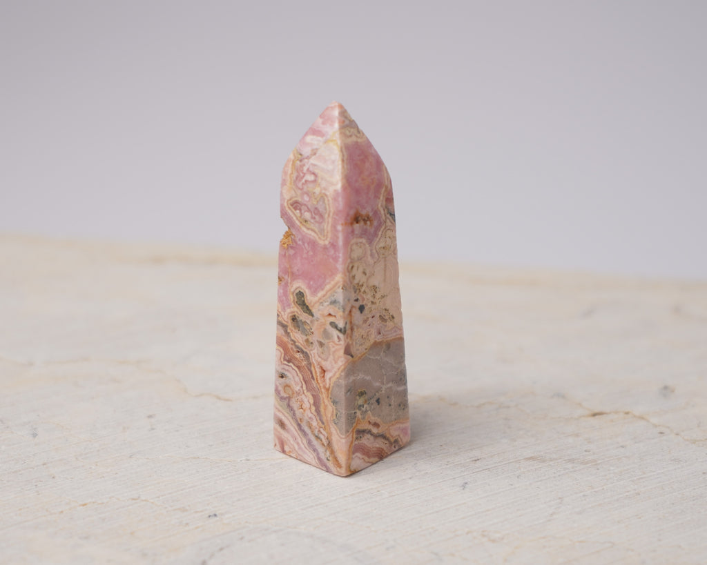 Argentinian Rhodochrosite Tower