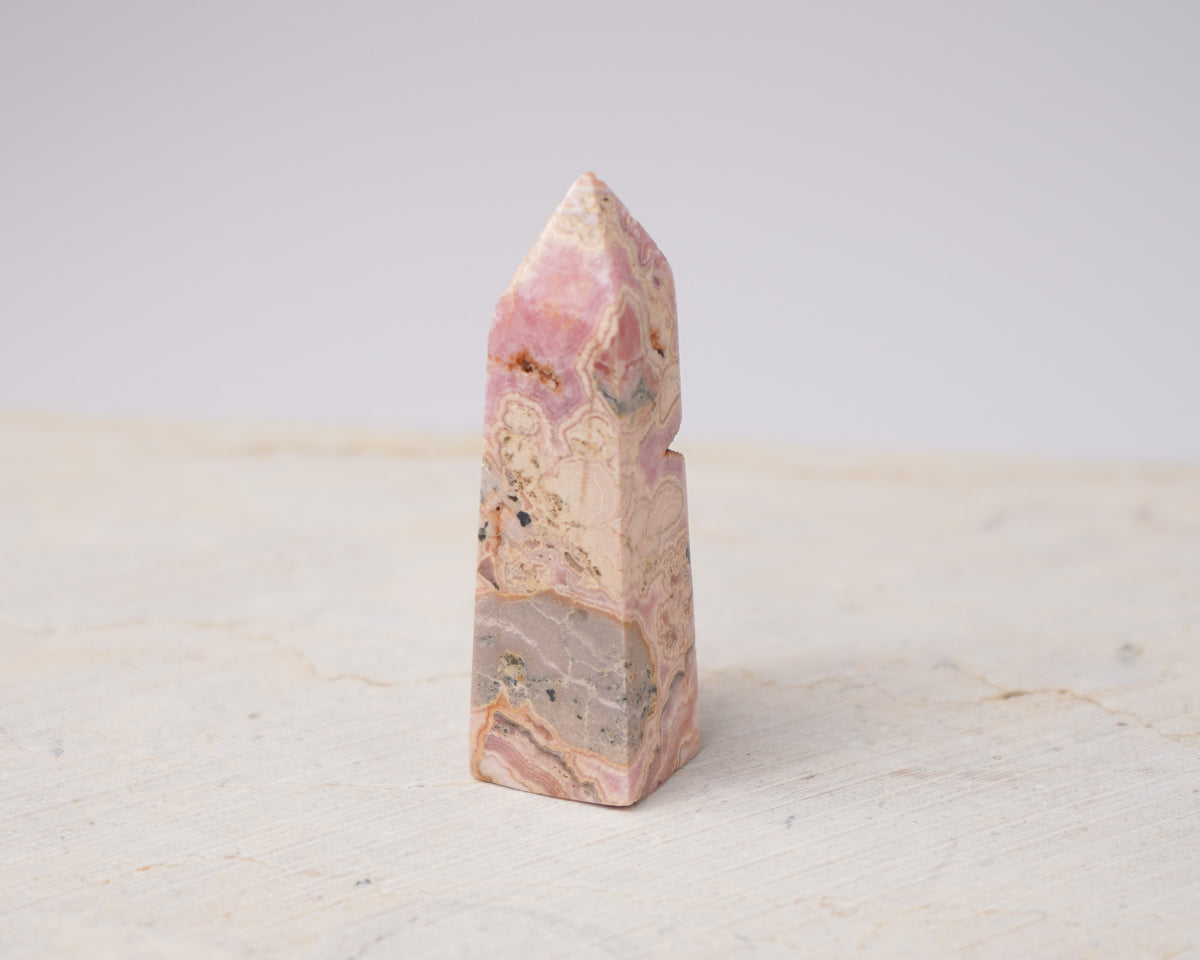 Argentinian Rhodochrosite Tower