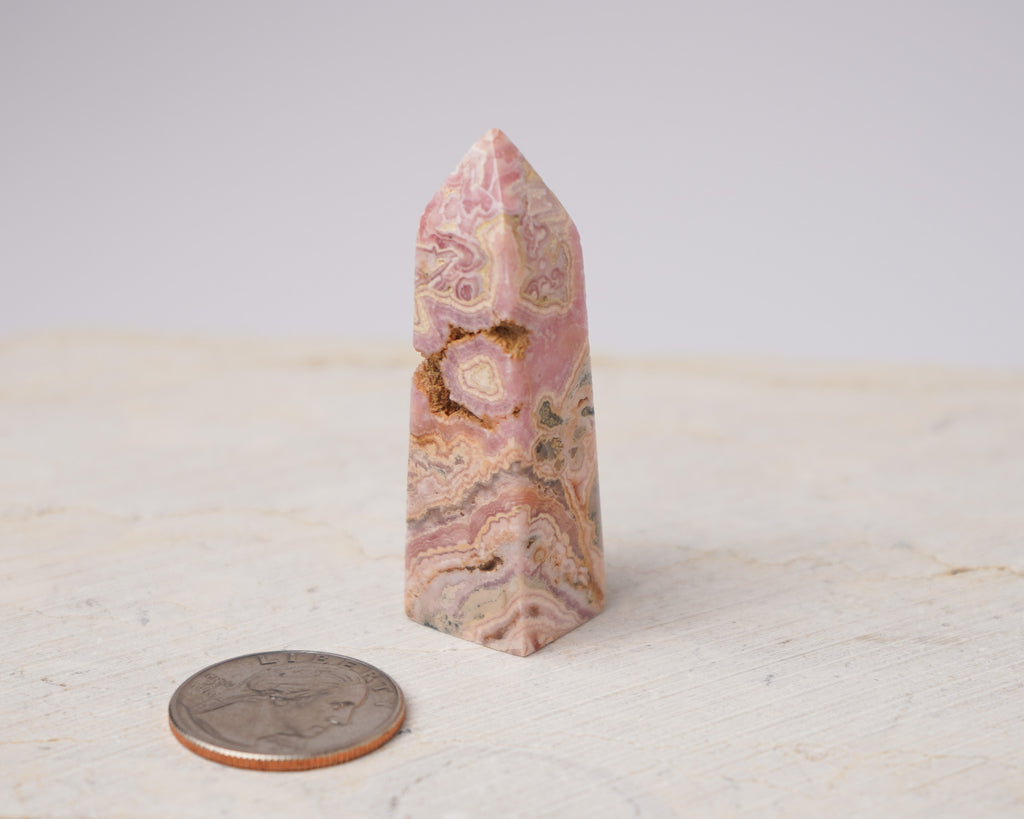 Argentinian Rhodochrosite Tower