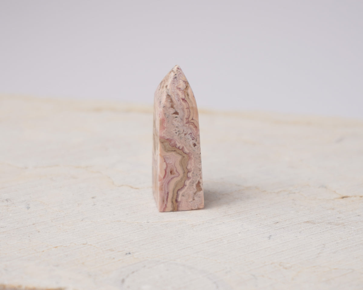 Argentinian Rhodochrosite Tower
