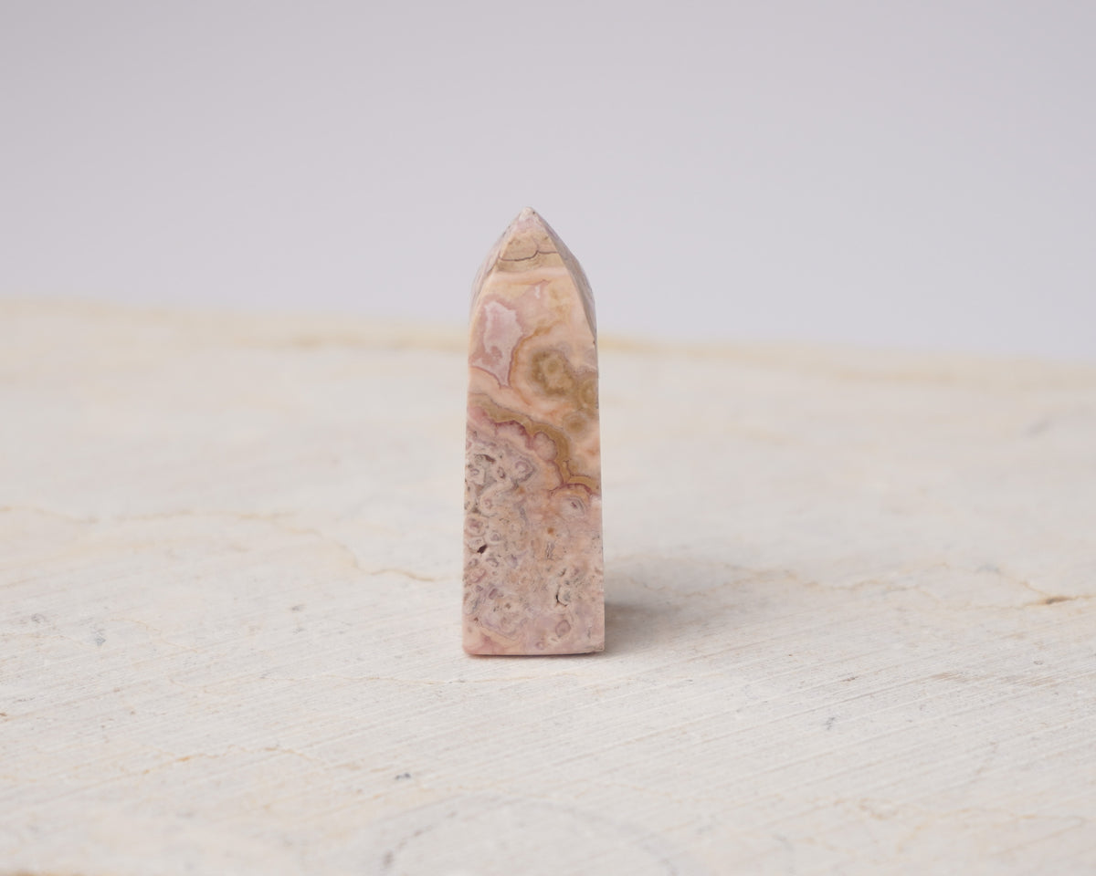 Argentinian Rhodochrosite Tower