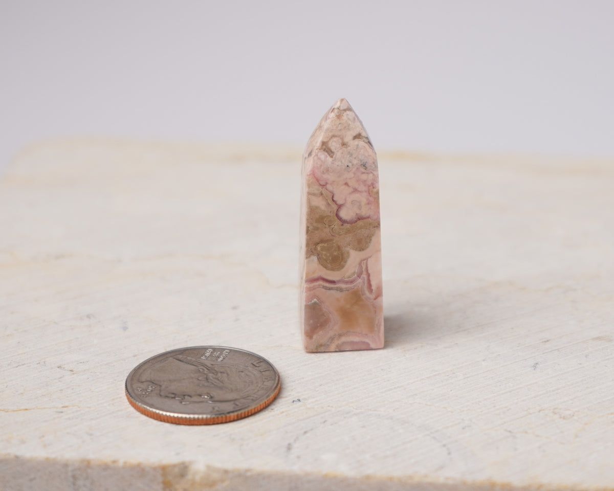 Argentinian Rhodochrosite Tower