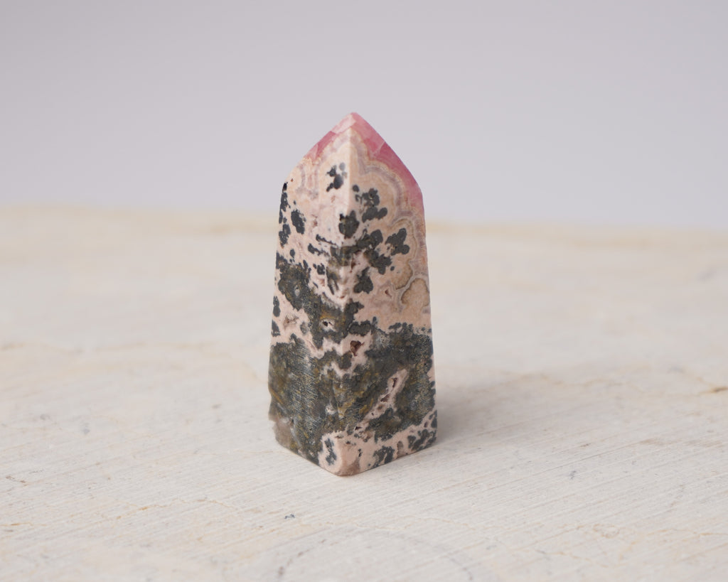 Argentinian Rhodochrosite Tower