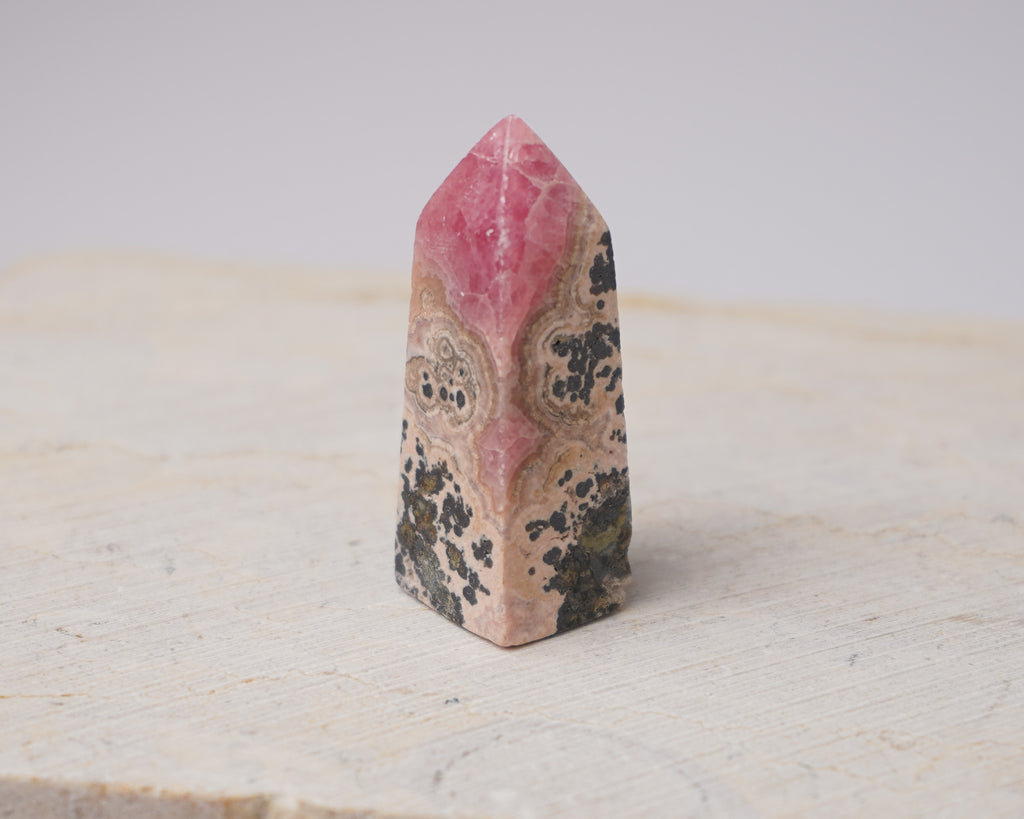 Argentinian Rhodochrosite Tower