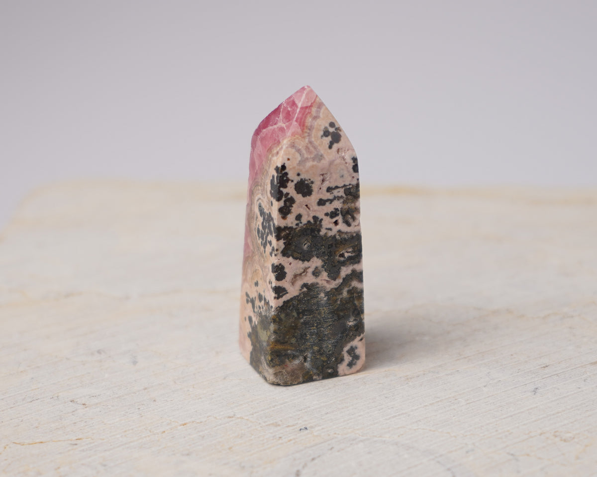 Argentinian Rhodochrosite Tower