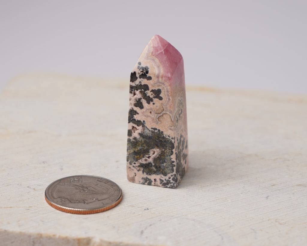 Argentinian Rhodochrosite Tower