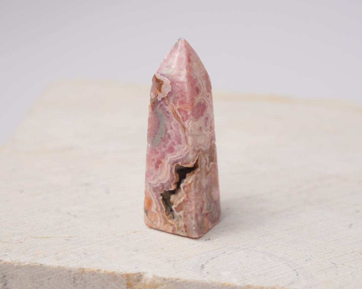 Argentinian Rhodochrosite Tower