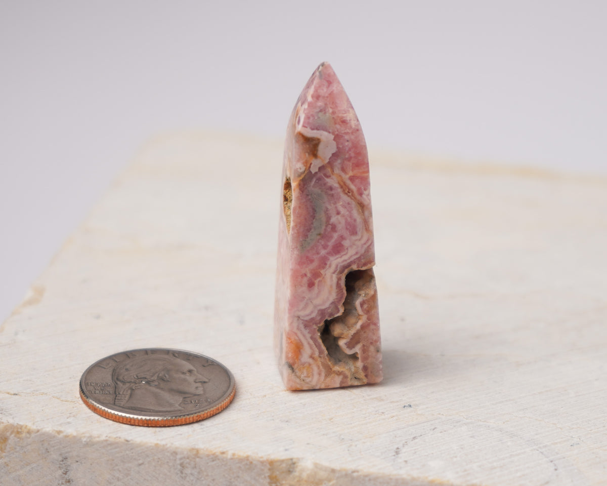 Argentinian Rhodochrosite Tower