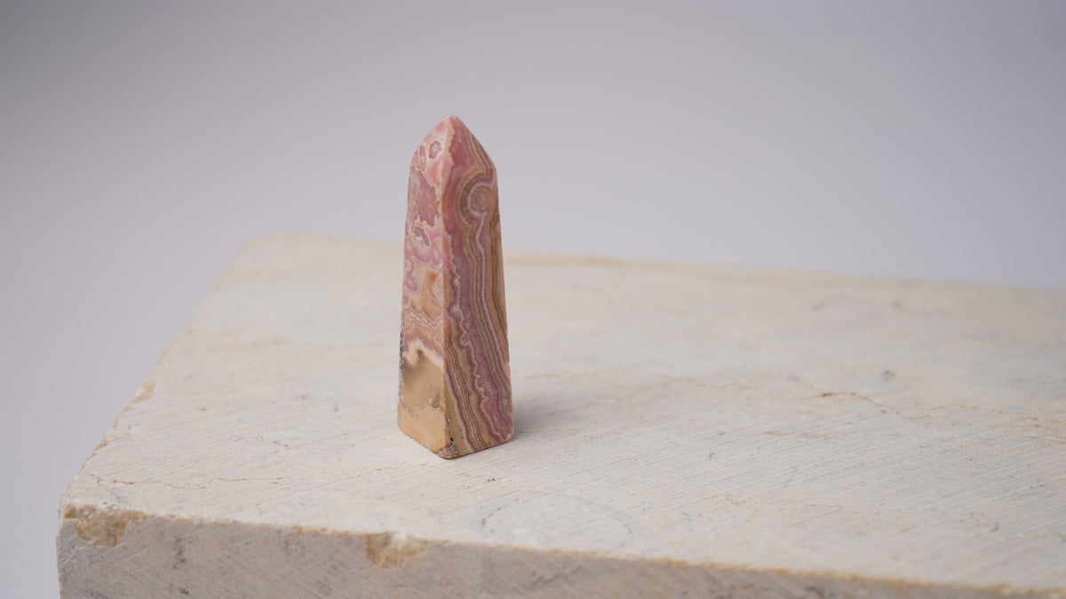 Argentinian Rhodochrosite Tower
