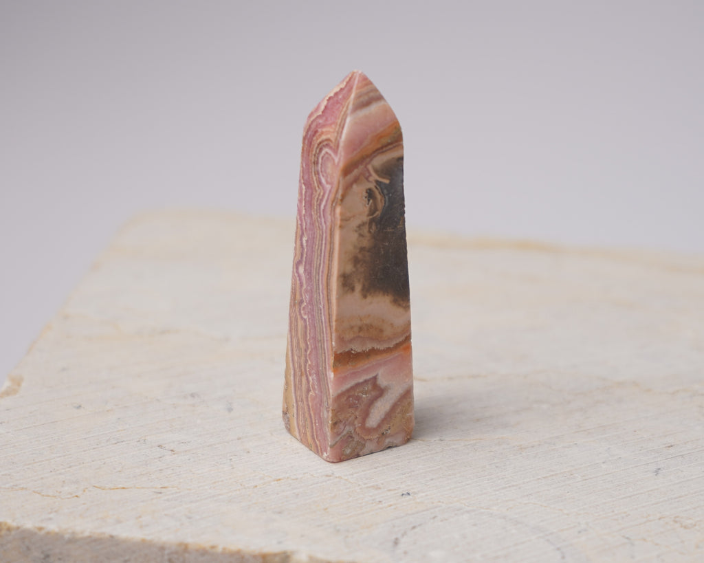 Argentinian Rhodochrosite Tower