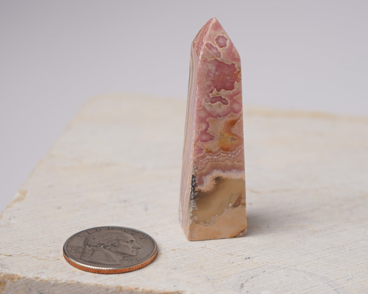 Argentinian Rhodochrosite Tower