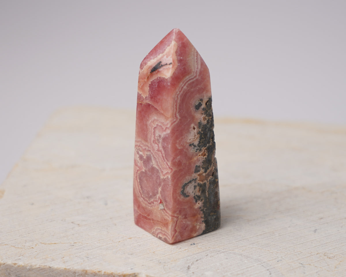 Argentinian Rhodochrosite Tower