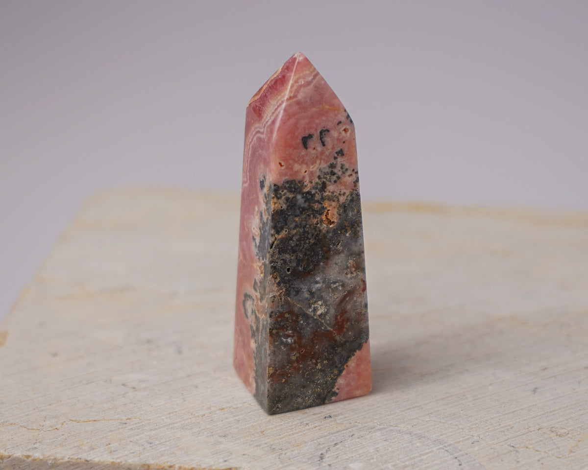 Argentinian Rhodochrosite Tower