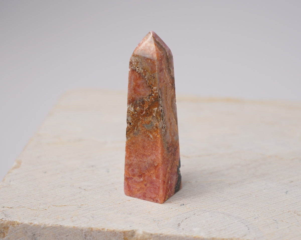 Argentinian Rhodochrosite Tower