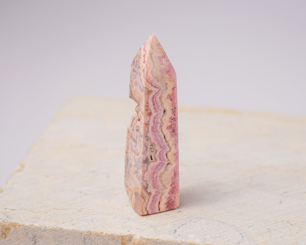 Argentinian Rhodochrosite Tower