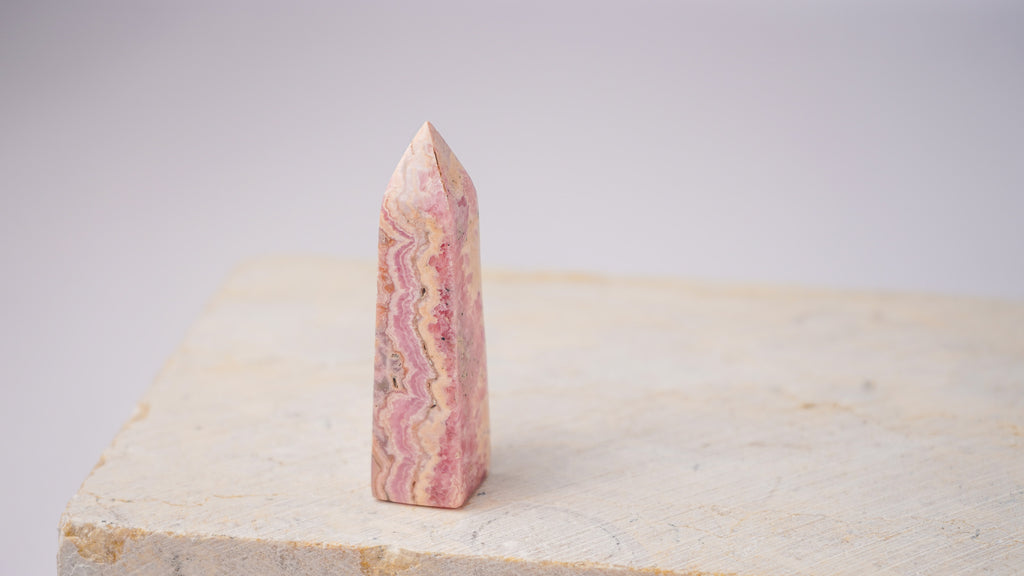 Argentinian Rhodochrosite Tower