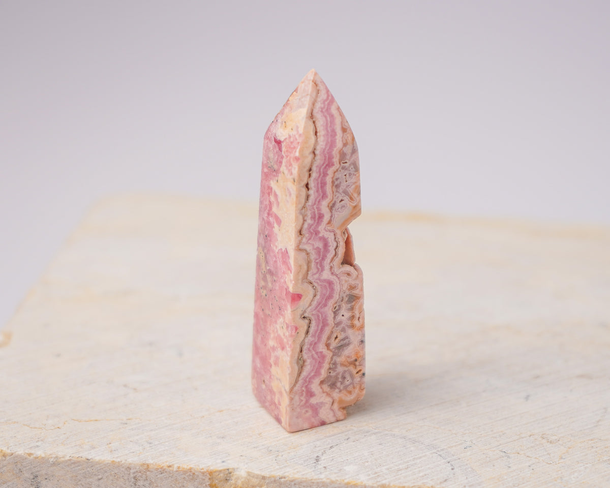 Argentinian Rhodochrosite Tower