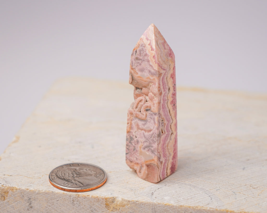 Argentinian Rhodochrosite Tower