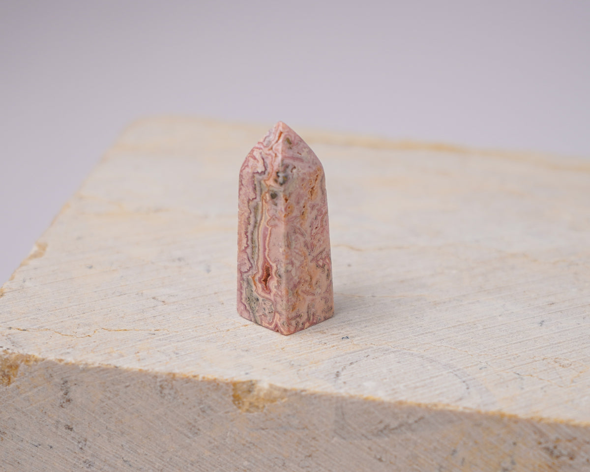 Argentinian Rhodochrosite Tower