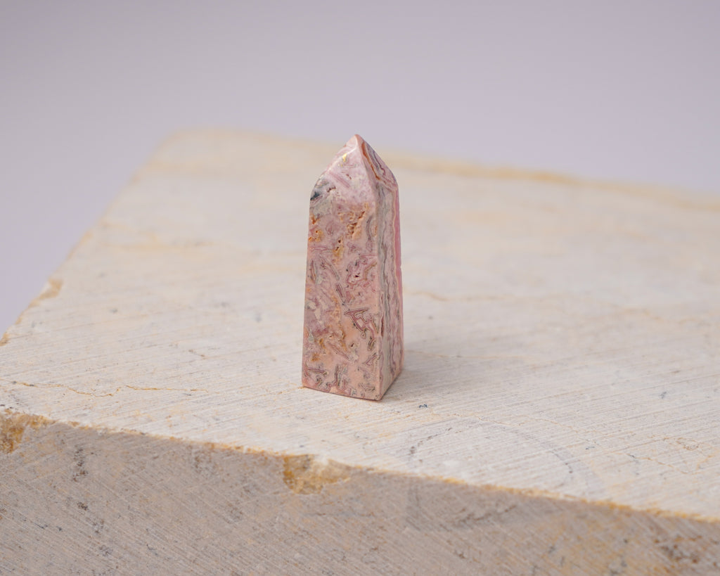 Argentinian Rhodochrosite Tower