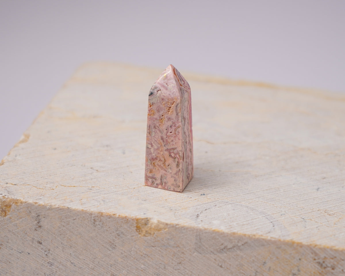 Argentinian Rhodochrosite Tower