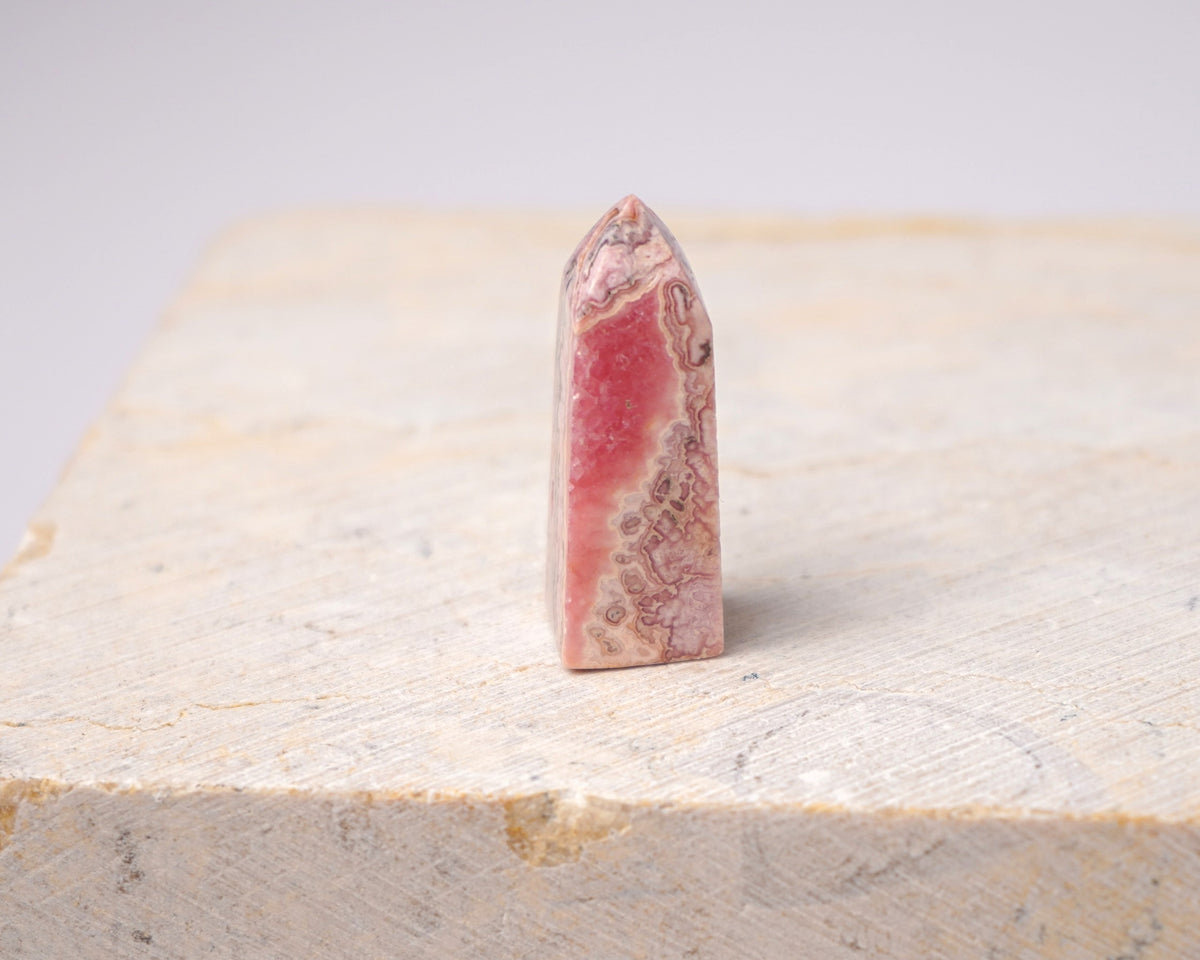 Argentinian Rhodochrosite Tower
