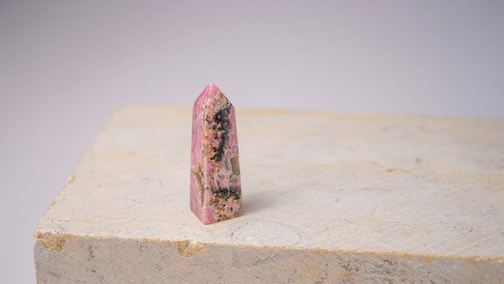 Argentinian Rhodochrosite Tower
