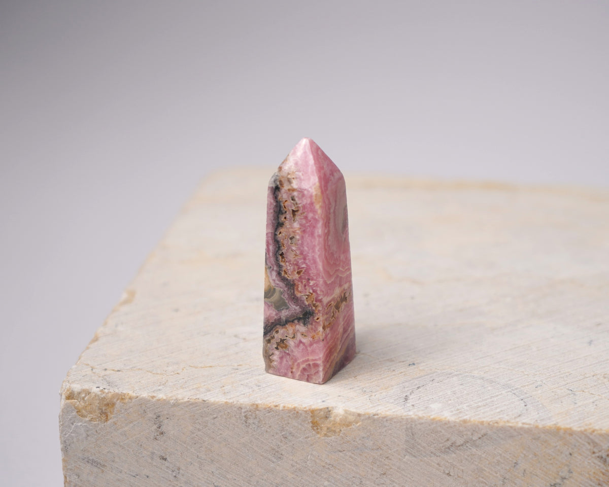 Argentinian Rhodochrosite Tower