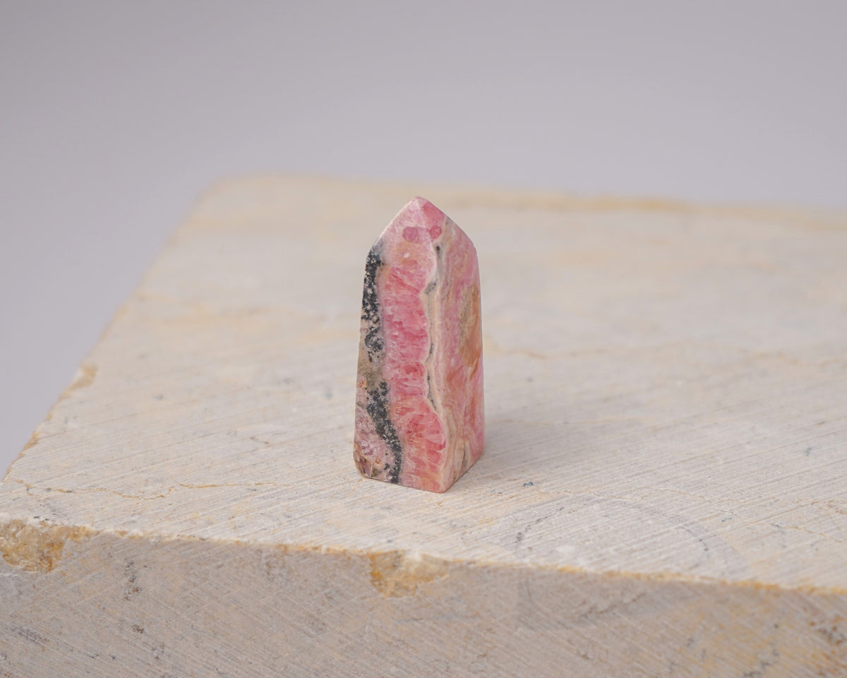 Argentinian Rhodochrosite Tower