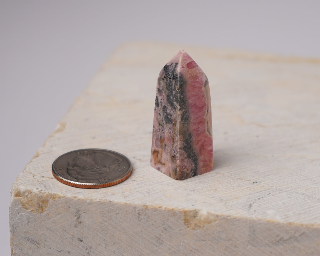 Argentinian Rhodochrosite Tower