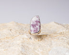 Lepidolite Statement Ring