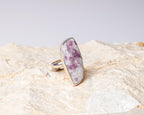 Lepidolite Statement Ring
