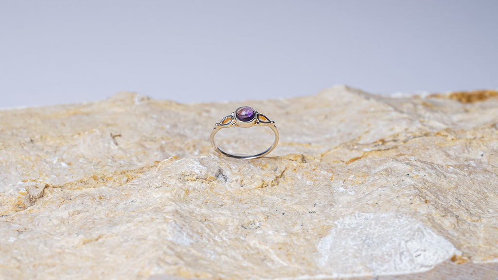 Amethyst Silver Ring