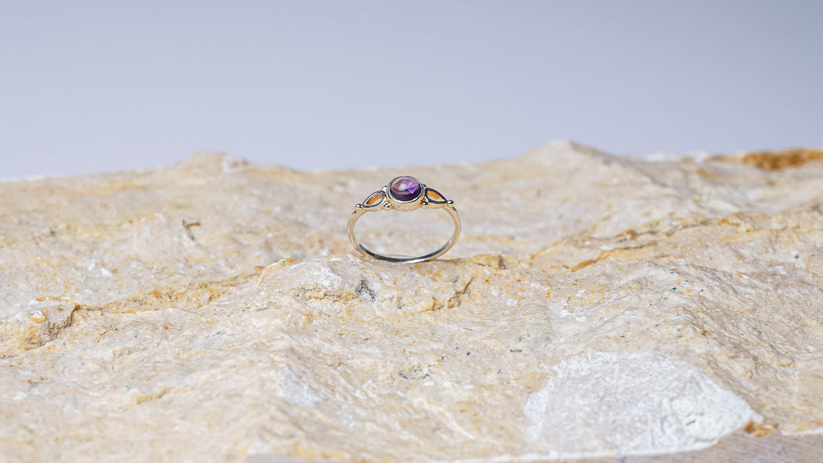 Amethyst Silver Ring